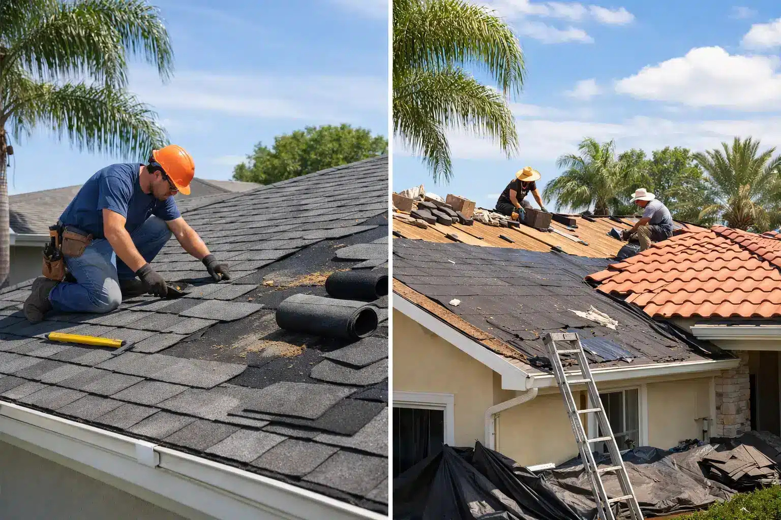 Roof Repair Versus Replacement for Florida Homes